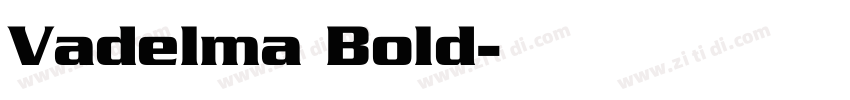 Vadelma Bold字体转换